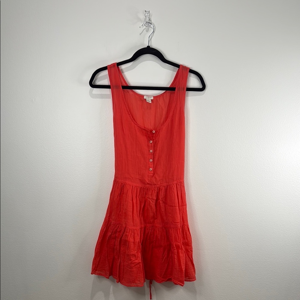 J. Crew Red Mini Dress